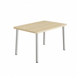 Bord Add 590, 1400x700 mm h&oslash;jde 720 mm med lydabsorberende birk laminat, alu stel