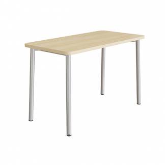 Bord Add 590, 1400x700 mm h&oslash;jde 900 mm med lydabsorberende birk laminat, alu stel