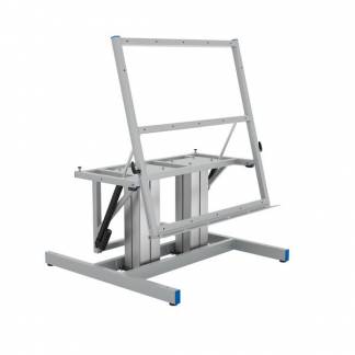 Montagebord ErgoTilt 2-søjlet, 1200x1205 RAL 9006