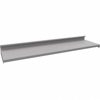Underhylde i st&aring;l til fileb&aelig;nk 2000x620/800mm