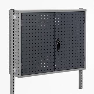 V&aelig;rkt&oslash;jsskab perforeret c/c 900 h&oslash;jde 715 mm, RAL7024