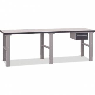 Fileb&aelig;nk 2500x800 mm inkl. Enkeltskuffe