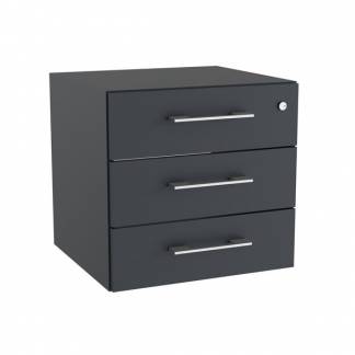 Skuffeindsats DNA, Antracit med alugr&aring; h&aring;ndtag