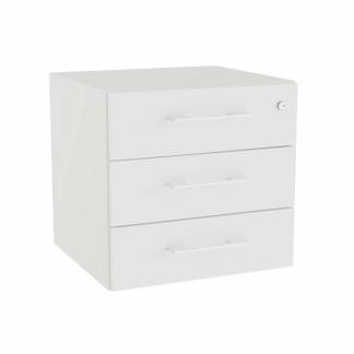 Skuffeindsats DNA, Hvid med hvide h&aring;ndtag