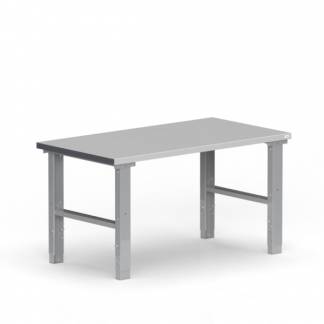 Fileb&aelig;nk 1500x800 mm st&aring;l bordplade