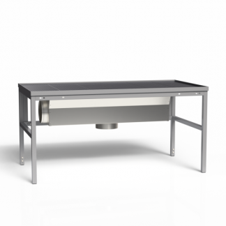 Udsugningsbord Let H-stel 1500x800 mm