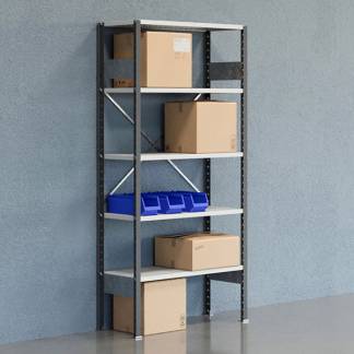 Lagerreol &Aring;ben V06 2100x1000x400  RAL 7035