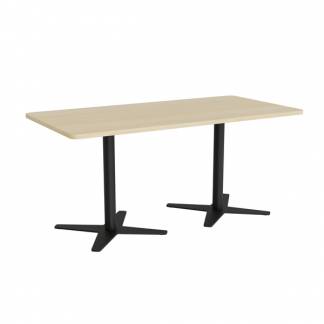 M&oslash;debord DNA, Birk 1600x800 mm rektangul&aelig;r, Sort understel