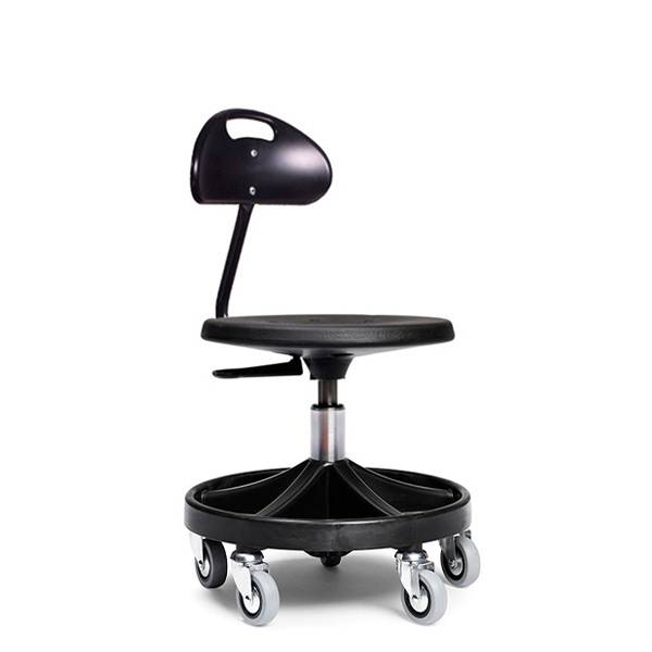 Mont&oslash;rstol All-round model 2124 Sort med rygst&oslash;tte