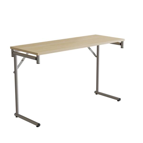 Klapbord Silhuett 1200x450mm,Birk laminat og alugr&aring;t stel