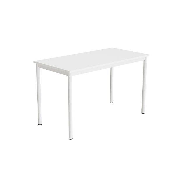 Bord Combi 200, 1200x600 mm H&oslash;jde 720 mm Hvid  laminat p&aring; hvidt understel