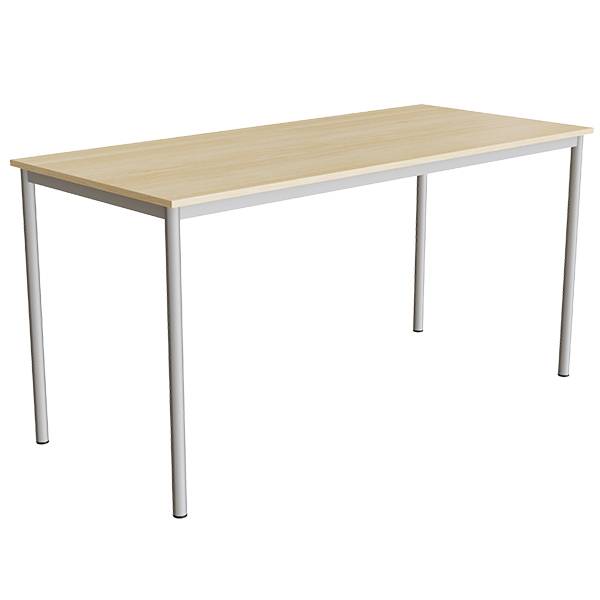 Bord Combi 200, 1800x800 mm H&oslash;jde 900 mm Birk laminat, alugr&aring;t stel
