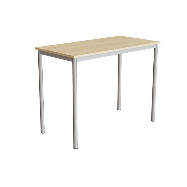 Bord Combi 200, 1200x600 mm H&oslash;jde 900 mm Lydd&aelig;mpende birk laminat p&aring; alugr&aring;t understel