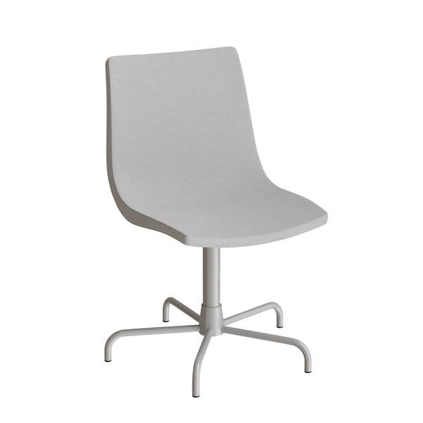 Stol Colt 10013 Drejeligt undestel, alugr&aring; tekstil, alugr&aring; stel