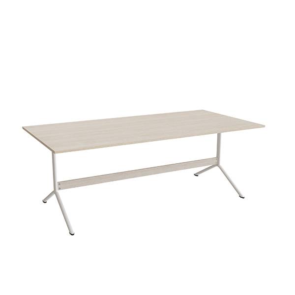 Bord Atlas 1134, 2000x1000mm, h&oslash;jde 720, eg h&oslash;jtrykslaminat, hvidt stel