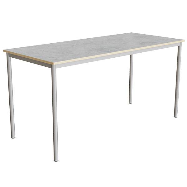 Bord Combi 200, 1800x800 mm H&oslash;jde 900 mm Lys gr&aring; linoleum p&aring; alugr&aring;t stel