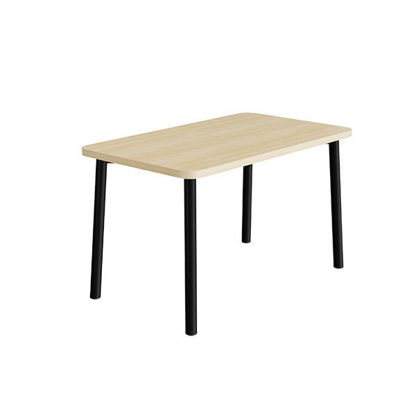 Bord Add 590, 1200x700 mm h&oslash;jde 720 mm med lydabsorberende birk laminat, sort stel