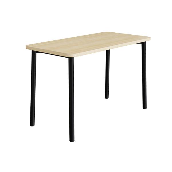 Bord Add 590, 1400x700 mm h&oslash;jde 900 mm med lydabsorberende birk laminat, sort stel