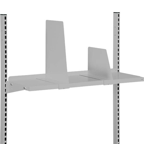 Skilleplade hylde 2-pk