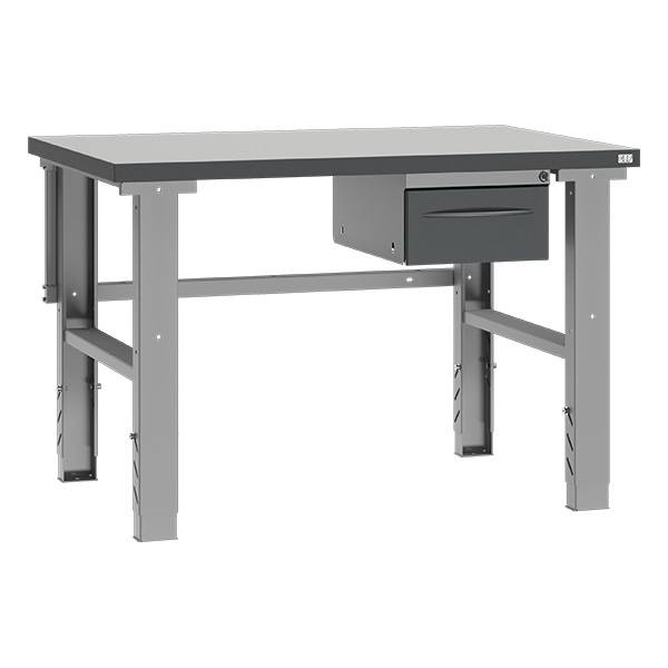 Fileb&aelig;nk 1200x800 mm inkl. enkeltskuffe