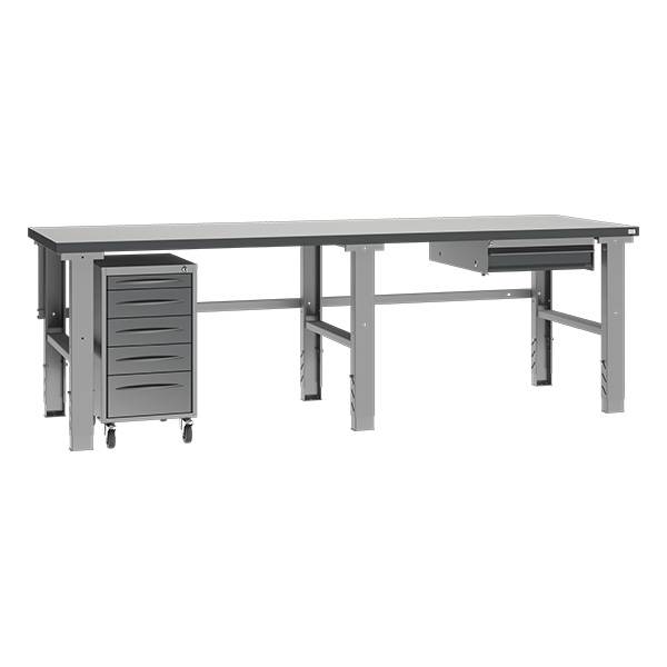 Fileb&aelig;nk komb. 4 2500x800 mm