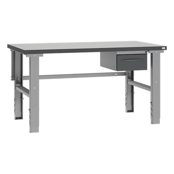 Fileb&aelig;nk 1500x800 mm inkl. enkeltskuffe