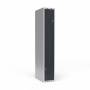 Sonesson Garderobeskab 1x300 mm Lige tag 2-delt søjle Z-dør Antracit dør Cylinderlås