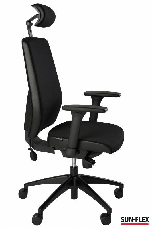 Sun-Flex Officechair HB, Onyx Black - Kontorstol